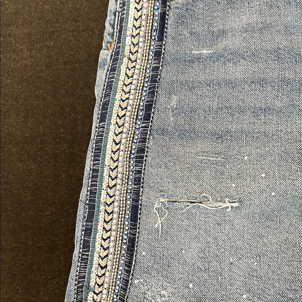Free People beaded/embellished Mini Skirt - Picture 3 of 11